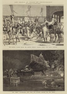 Prinsen af Wales i Trichinopoly af Alfred Chantrey Corbould